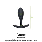 Brutus All Day Long Small – 7.4cm Silicone Butt Plug > Anal Range > Butt Plugs