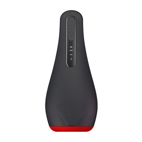 Airturn 1 Heating Masturbator for Enhanced Pleasure Experience Black Strokers - Auto