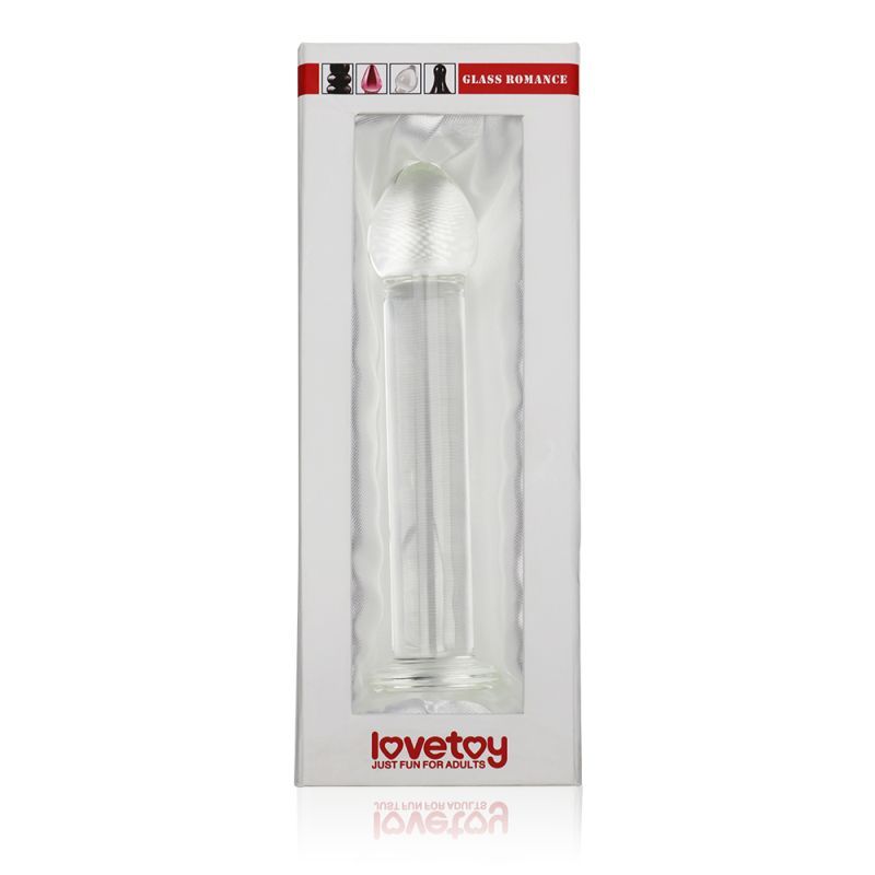 Glass Romance 1 Clear 7in Luxury Glass Dildo 7 Inches > Glass > Dildos