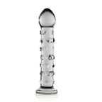 Glass Romance 2 Clear 7in Luxury Glass Dildo 7 Inches Clear > Glass > Dildos