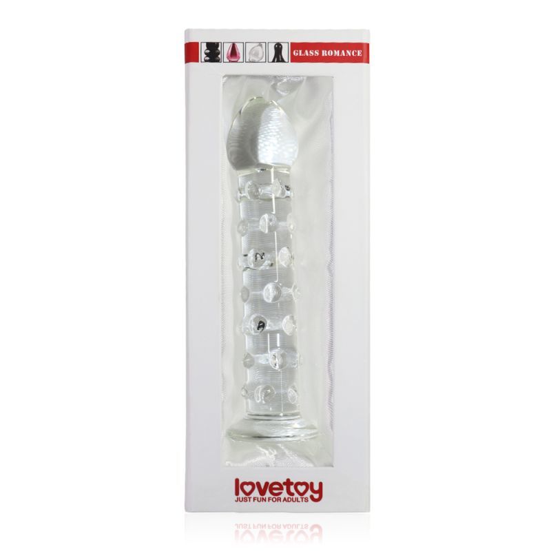 Glass Romance 2 Clear 7in Luxury Glass Dildo 7 Inches > Glass > Dildos