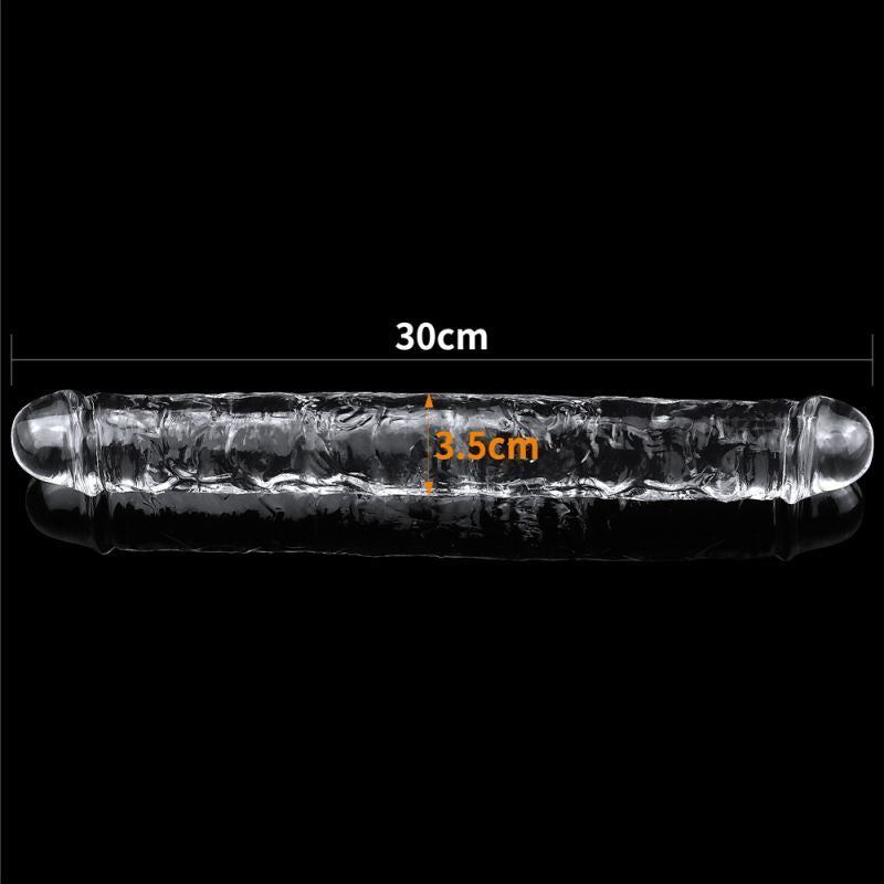 Clear Double Dildo 12 Inch > Dildos > Double Dildos