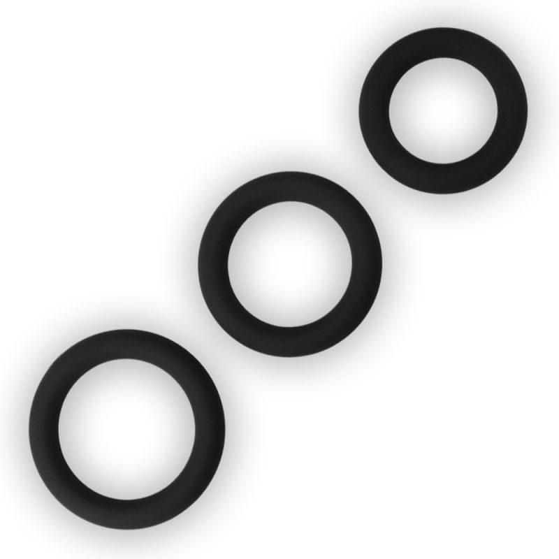 Power Plus - Soft Silicone Snug Ring - 3 Pack > Cock Ring > Sets