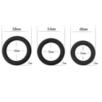 Power Plus - Soft Silicone Snug Ring - 3 Pack > Cock Ring > Sets
