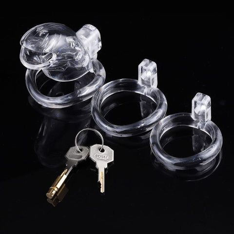Brutus Shark – Adjustable Polycarbonate Chastity Cage with Ergonomic Rings > Bondage Gear > Male Chastity