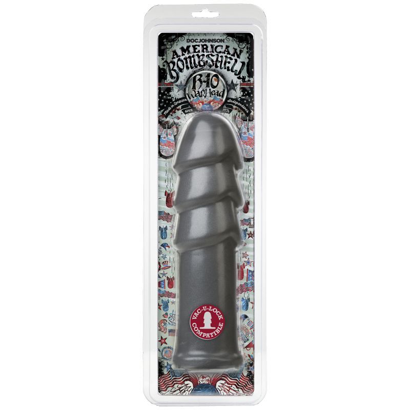 B-10 Warhead 10 Inch Anal Dildo Gun Metal > Anal Range > Oversized Anal Toys