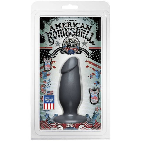 Fat Man Anal Plug Gun Metal – Wide Phallic Shape Butt Plug > Anal Range > Butt Plugs