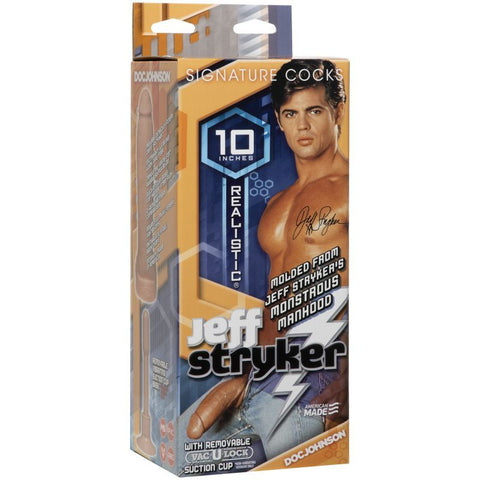 Jeff Stryker Realistic Cock Vanilla 10 Inch Pleasure Toy Dongs Celebrity