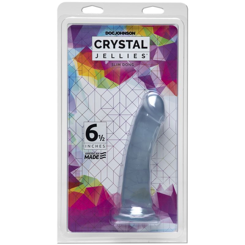 Slim Dong 6.5 in Clear - Realistic Phallic Pleasure Toy > Dildos > Slim Dildos