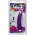 7 In Thin Dong Purple With Suction Cup Base > Dildos > Slim Dildos