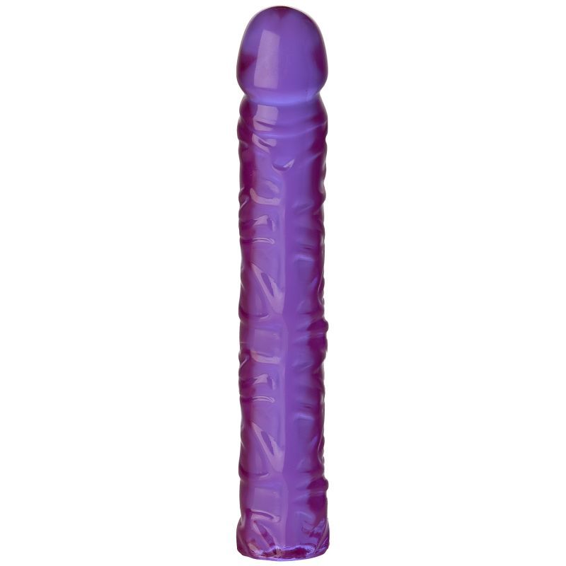 10 In Classic Dong Purple - Textured Body Safe Toy Purple > Dildos > Large Dildos