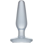 Crystal Jellies Medium Butt Plug Clear Clear Medium > Anal Range > Butt Plugs