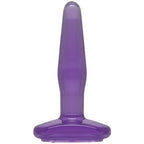Doc Johnson Small Butt Plug 4 Inch Smooth Flexible Silicone Anal Toy Purple > Anal Range > Butt Plugs