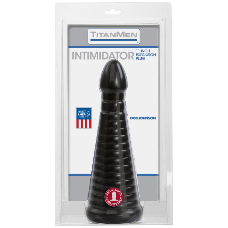 Intimidator Black 11 Inch Anal Toy for Intense Pleasure Dongs Big
