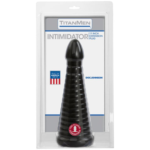 Intimidator Black 11 Inch Anal Toy for Intense Pleasure Dongs Big