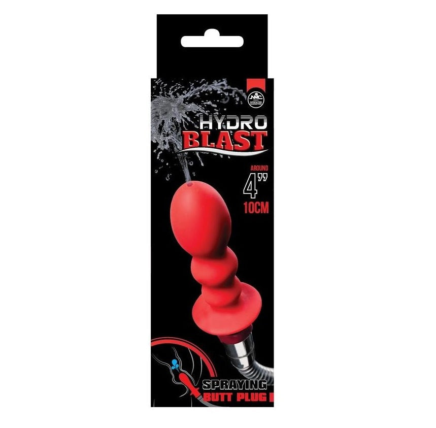 Excellent Power Hydro Blast 4 Silicone Douche Red