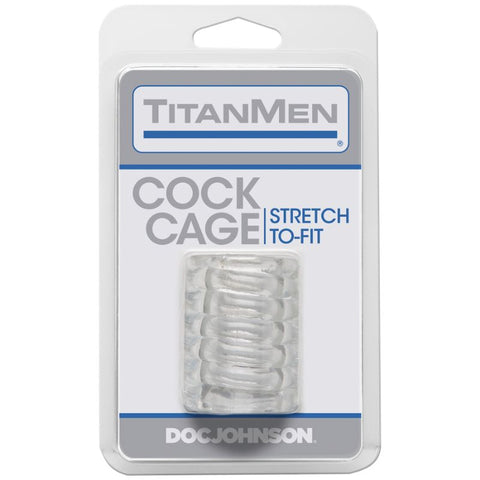 Cock Cage Clear 4 Inch for Enhanced Pleasure Cages