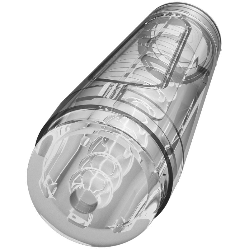 Doc Johnson Optix Crystal Masturbator (Clear) – Transparent Masturbator > Sex Toys For Men > Masturbators > Manual