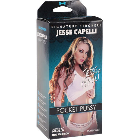Jesse Capelli Ultraskyn Pocket Pussy Vanilla Stroker Beige Strokers - Celebrity