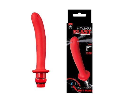 Hydro Blast 5 Inch Red Spraying Nozzle with Hygienic Silicone and Easy Installation Adapter Secondary image