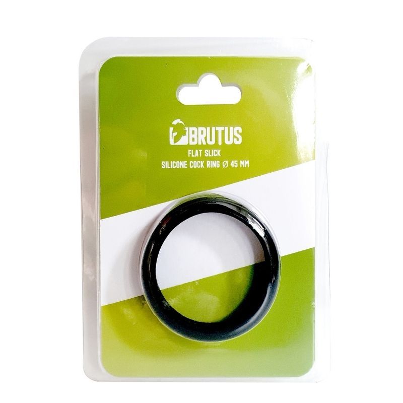 Brutus Flat Slick – 45mm Silicone Cock Ring Secondary image