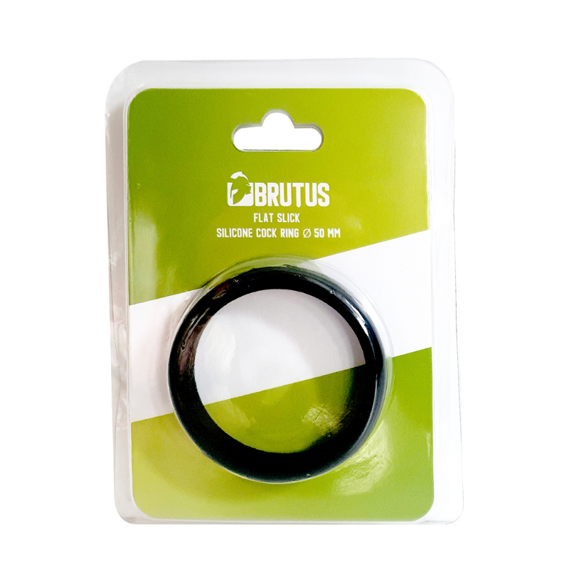 Brutus Flat Slick – Silicone 50mm Cock Ring Secondary image