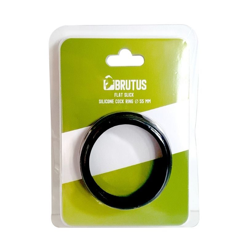 Brutus Flat Slick – 55mm Silicone Cock Ring Secondary image
