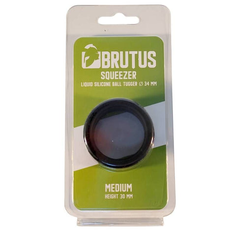 Brutus Squeezer Ball Tugger 34 Millimeter Black > Sex Toys For Men > Ball Stretchers
