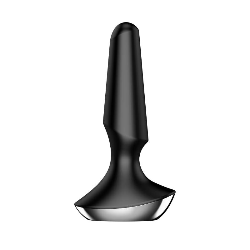 Satisfyer Plug-Ilicious 2 Ergonomic Anal Vibrator Black > Anal Range > Vibrating Butt Plugs