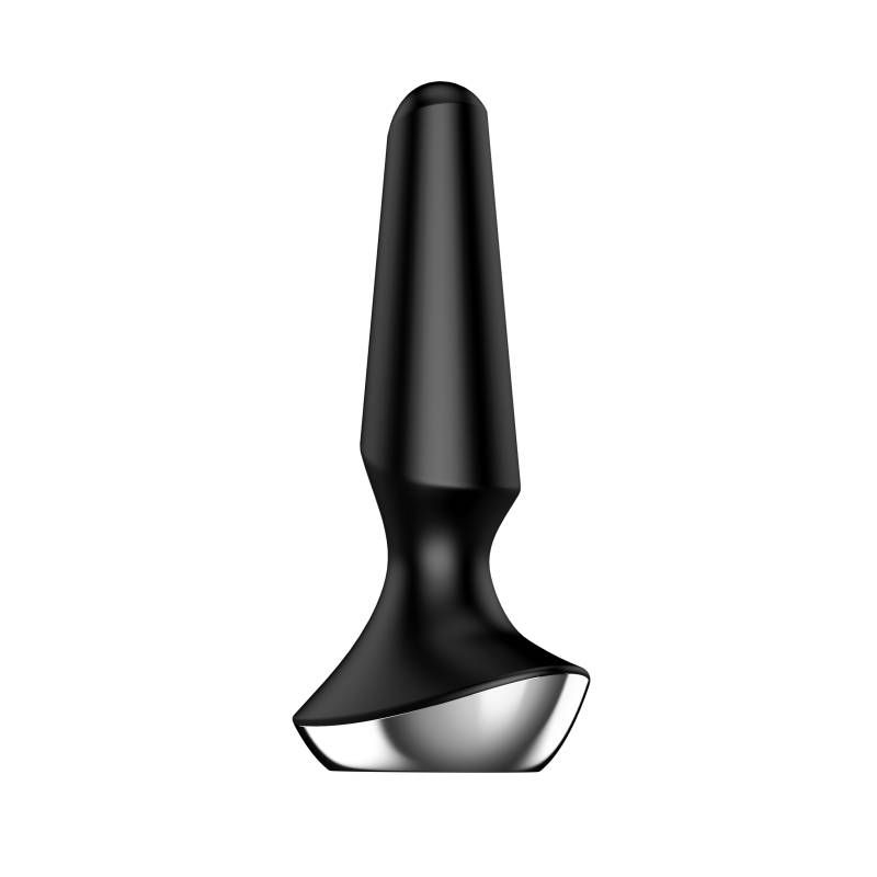 Satisfyer Plug-ilicious 2 Black Anal Vibrator Butt Plugs - Vibrating