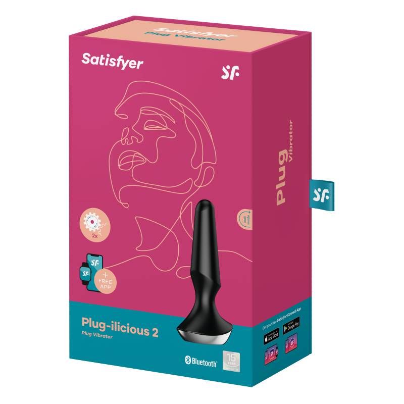 Satisfyer Plug-Ilicious 2 Ergonomic Anal Vibrator > Anal Range > Vibrating Butt Plugs