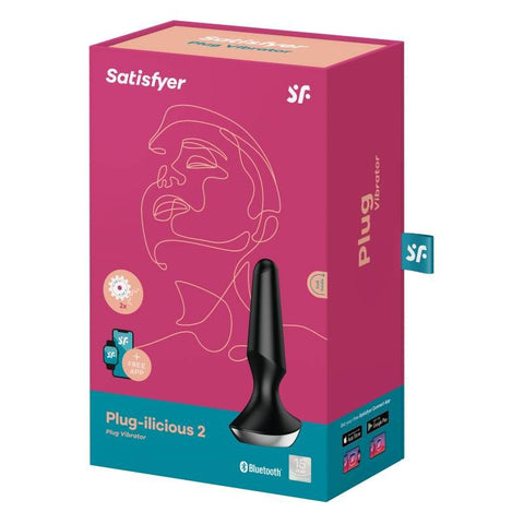 Satisfyer Plug-Ilicious 2 Ergonomic Anal Vibrator > Anal Range > Vibrating Butt Plugs