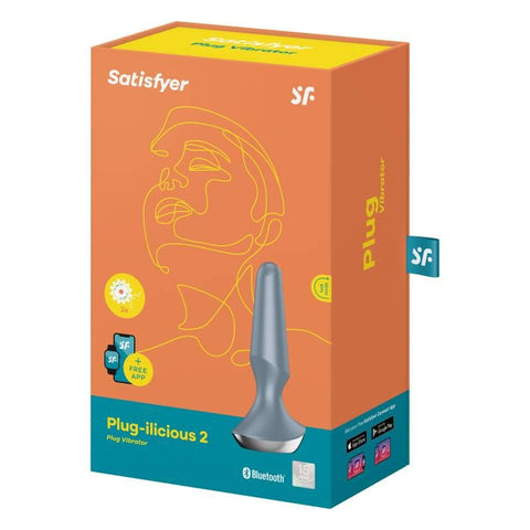 Satisfyer Plug-ilicious 2 Ice Blue - Vibrating Plug > Anal Range > Vibrating Butt Plugs