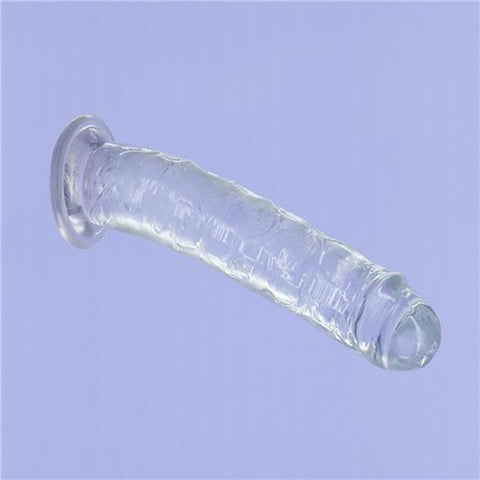 Crystal Dildo Straight 9 Inch Clear Transparent > Dildos > Large Dildos