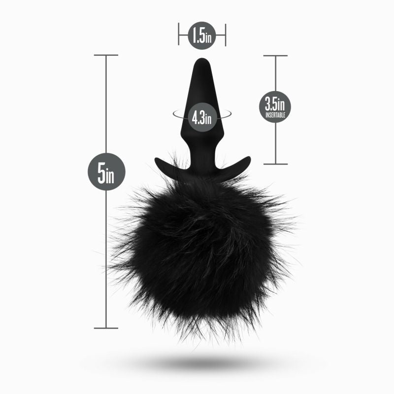 Anal Adventures Platinum Rabbit Tail Plug > Anal Range > Tail Butt Plugs