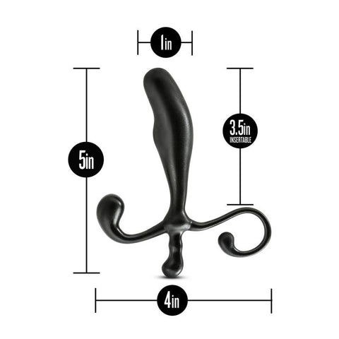 Anal Adventures Prostate Stimulator Black Hands-Free Sex Toy > Anal Range > Prostate Plugs