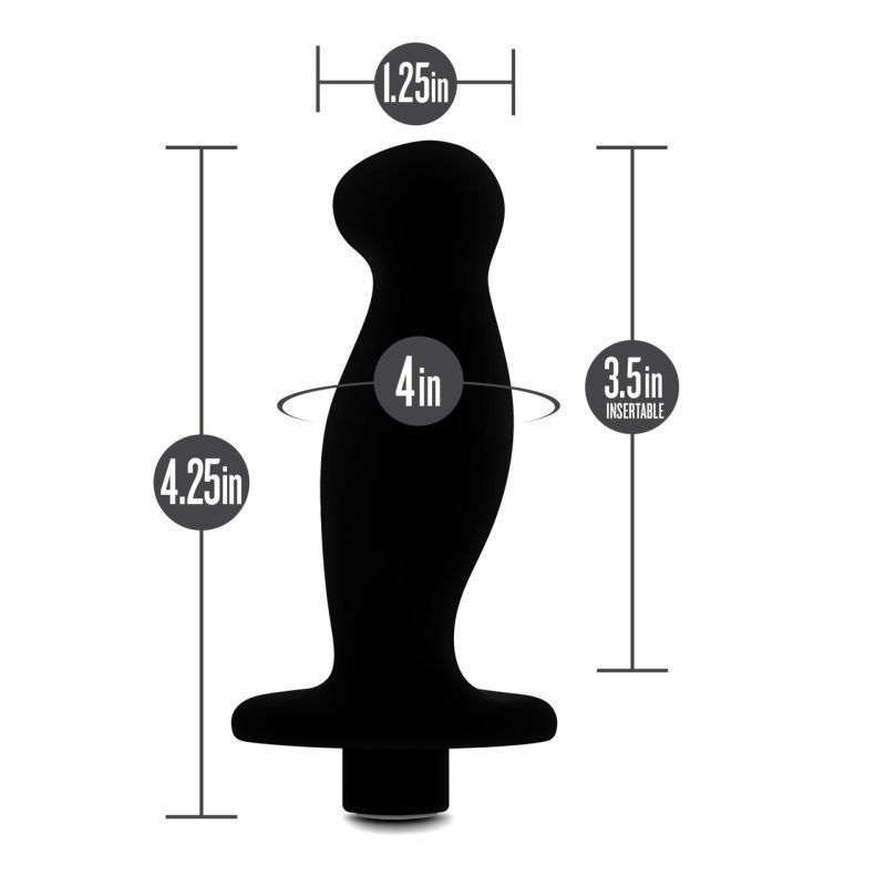 Anal Adventures Platinum Silicone Prostate Massager Toy > Anal Range > Prostate Plugs