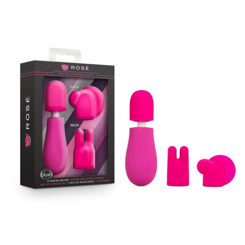 Rose Petite Massage Wand Pink 4.75 Inch Vibrator Electric Massager