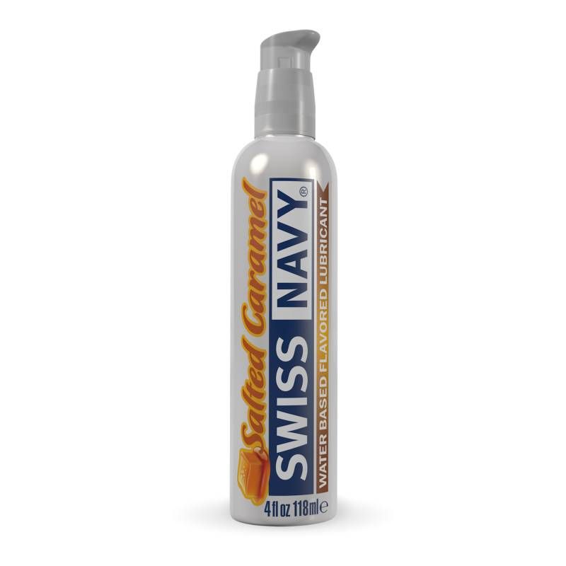 Swiss Navy Salted Caramel Lubricant 4 Ounce Intimate Pleasure Enhancer Secondary image