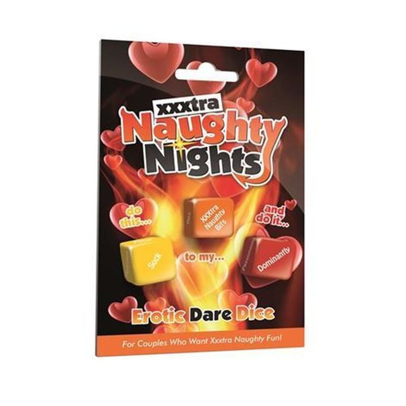 XXXtra Naughty Nights Dice - 3 Erotic Dare Dice Set > Novelties > Games