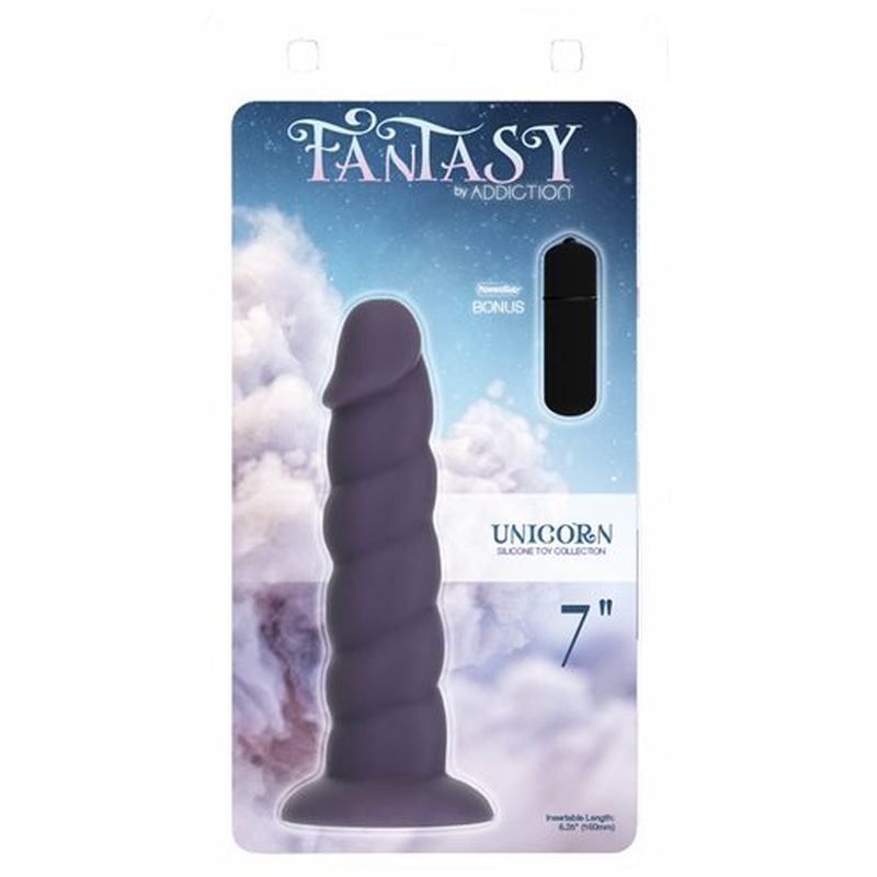 Unicorn Dildo 7 Inch Purple Silicone Purple > Dildos > Neutral Dildos