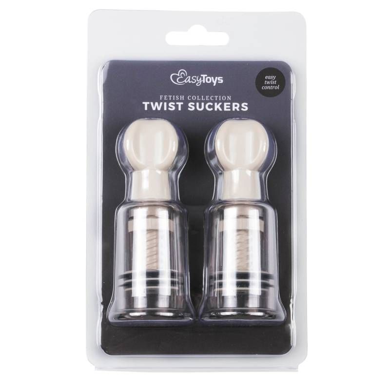 Nipple and Clit Suckers Small 2 Piece Set for Enhanced Pleasure Nipple Suckers
