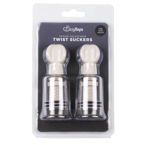 Nipple and Clit Suckers Small 2 Piece Set for Enhanced Pleasure Nipple Suckers
