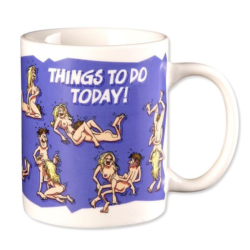 Things To Do Today - Novelty Coffee Mug 11 Oz Funny Gift Default Title Gag Gifts & Novelties