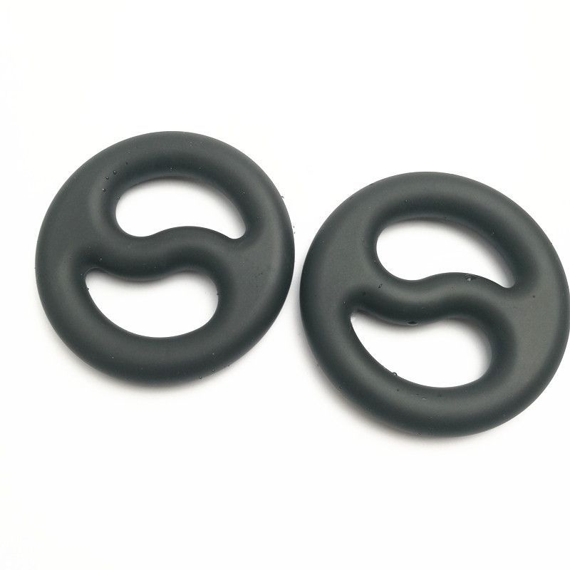 Brutus Yin Yang Silicone Cock and Ball Duo Ring > Cock Ring > Single