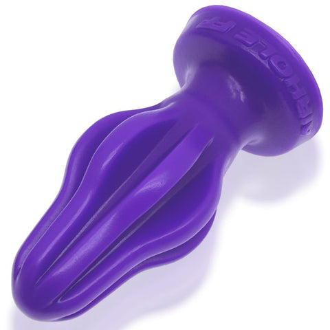 Airhole-1 Finned Buttplug Eggplant with Unique Finned Design Butt Plugs