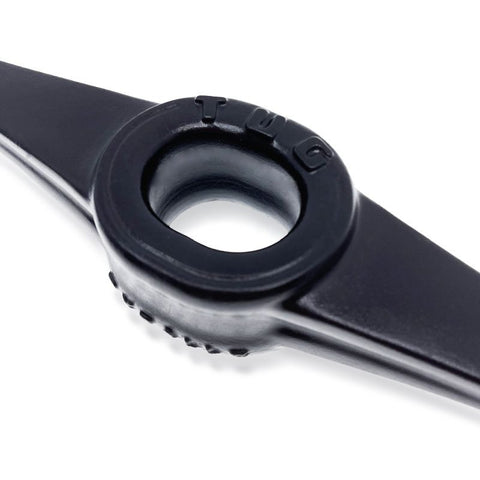 Tug Pull Down Ballstretcher Black Silicone Ball Stretcher