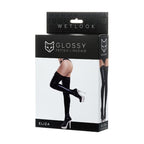 Glossy Wetlook Stockings w Lace Insert Eliza > Clothes > Womens Latex