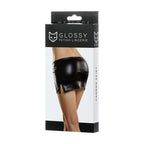 Glossy Wetlook Mini Skirt Camren in Small Medium Large > Clothes > Womens Latex