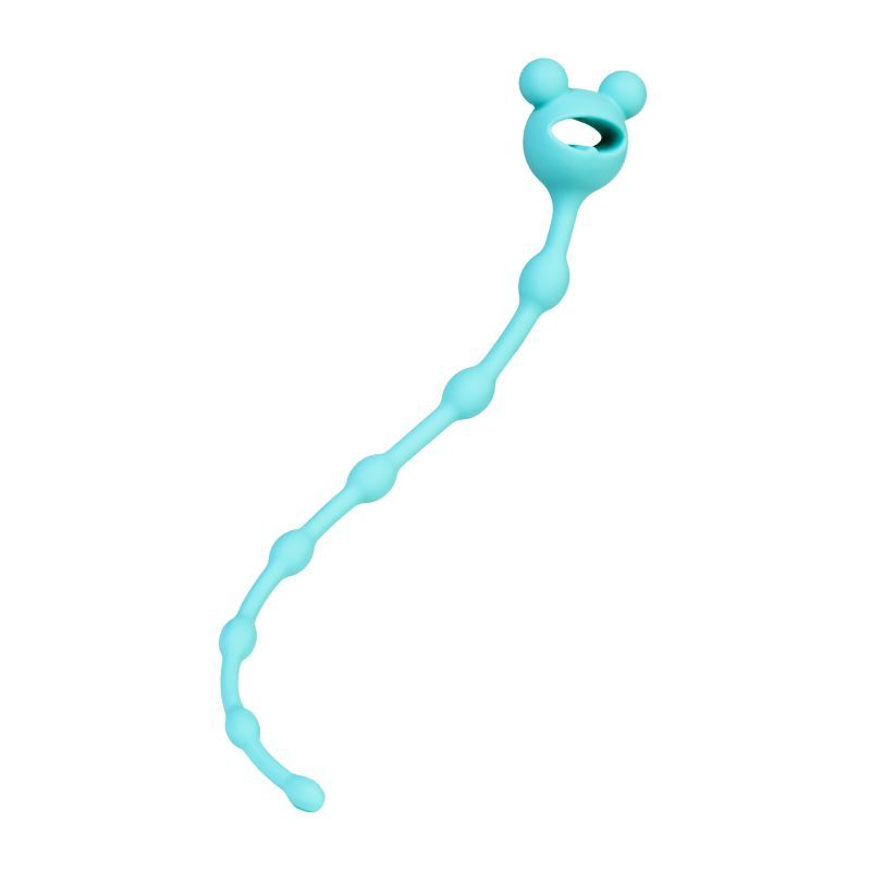 Todo Froggy Anal Chain in Teal for Beginners 27cm Green > Anal Range > Anal Beads